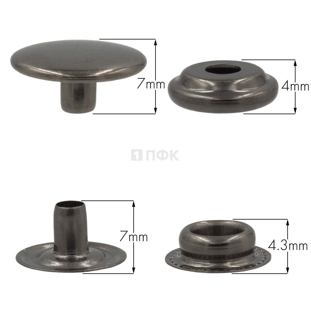 Кнопка для одежды 15мм №61 сталь цв никель тем (уп 720шт) NEW STAR — ПФКР Кнопка для одежды 15мм №61 сталь цв никель тем (уп 720шт) NEW STAR