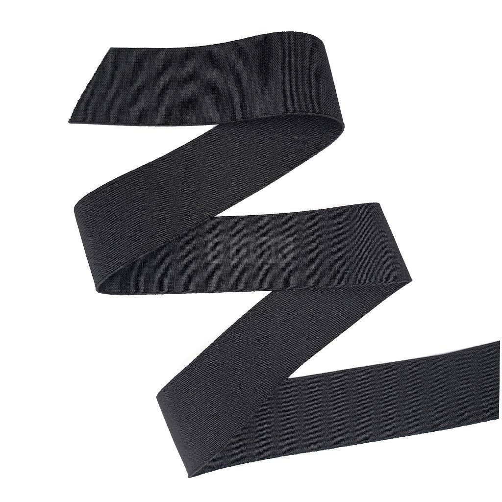 Резинка тканая 40мм 28 гр/м арт.ТРС цв черный (уп 40м/800м) — ПФКР Резинка тканая 40мм 28 гр/м арт.ТРС цв черный (уп 40м/800м)