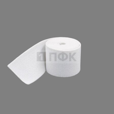 Башмачная резинка 80мм цв белый (уп 25м/150м) Башмачная резинка 80мм цв белый (уп 25м/150м)