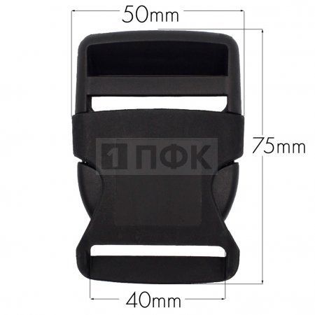 Фастекс Ф-40/4 (защелка-трезубец) ПП 40мм цв черный (уп 1000шт) Фастекс Ф-40/4 (защелка-трезубец) ПП 40мм цв черный (уп 1000шт)