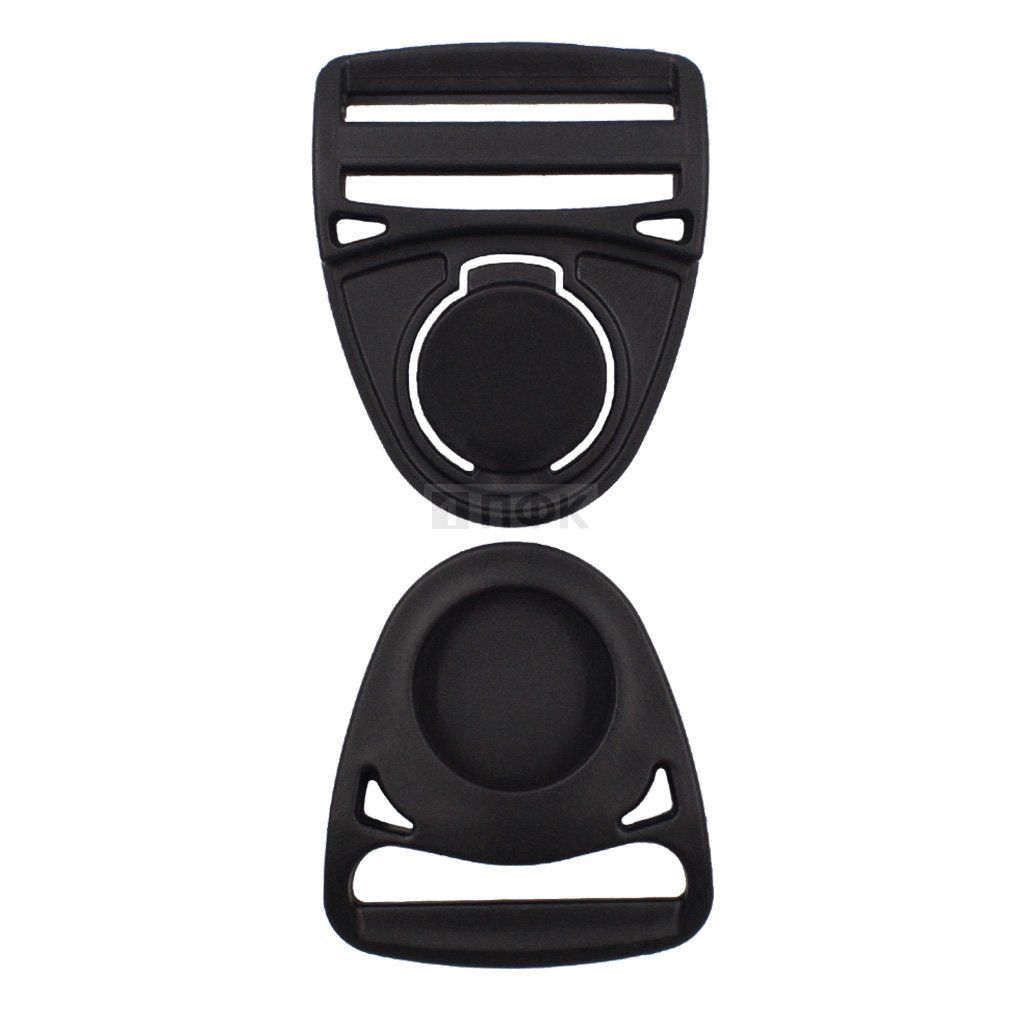 Фастекс Ф-40/1 (защелка-трезубец) ПП 40мм цв черный (уп 1000шт) — ПФКР Фастекс Ф-40/1 (защелка-трезубец) ПП 40мм цв черный (уп 1000шт)