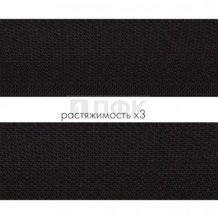 Резинка тканая 50мм 32,36 гр/м цв черный (уп 40м/240м) РБ Резинка тканая 50мм 32,36 гр/м цв черный (уп 40м/240м) РБ