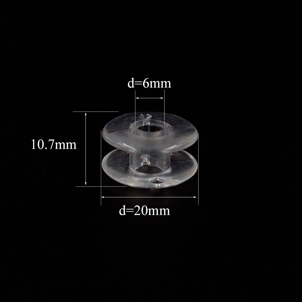 Шпулька швейная ПC цв стекло цвет (упак 200шт)
