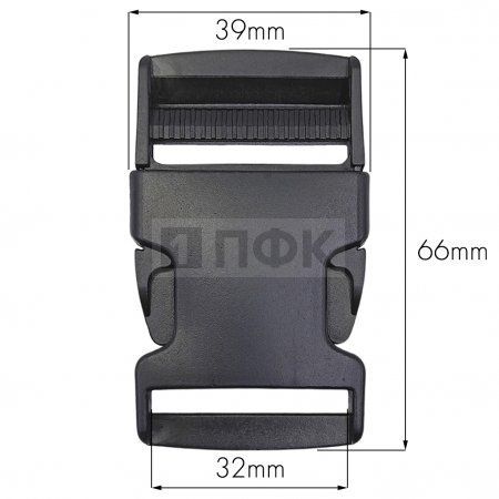 Фастекс (защелка-трезубец) ПП 32мм цв черный (уп 2800шт) Фастекс (защелка-трезубец) ПП 32мм цв черный (уп 2800шт)