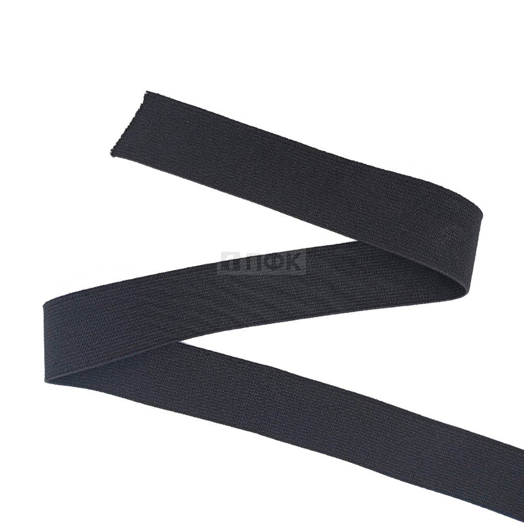 Резинка тканая 30мм 19 гр/м арт.ТРС цв черный (уп 40м/1120м) — ПФКР Резинка тканая 30мм 19 гр/м арт.ТРС цв черный (уп 40м/1120м)