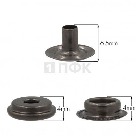 3 Части кнопки для одежды 15мм №61 нерж цв никель тем (уп 720шт) NEW STAR 3 Части кнопки для одежды 15мм №61 нерж цв никель тем (уп 720шт) NEW STAR