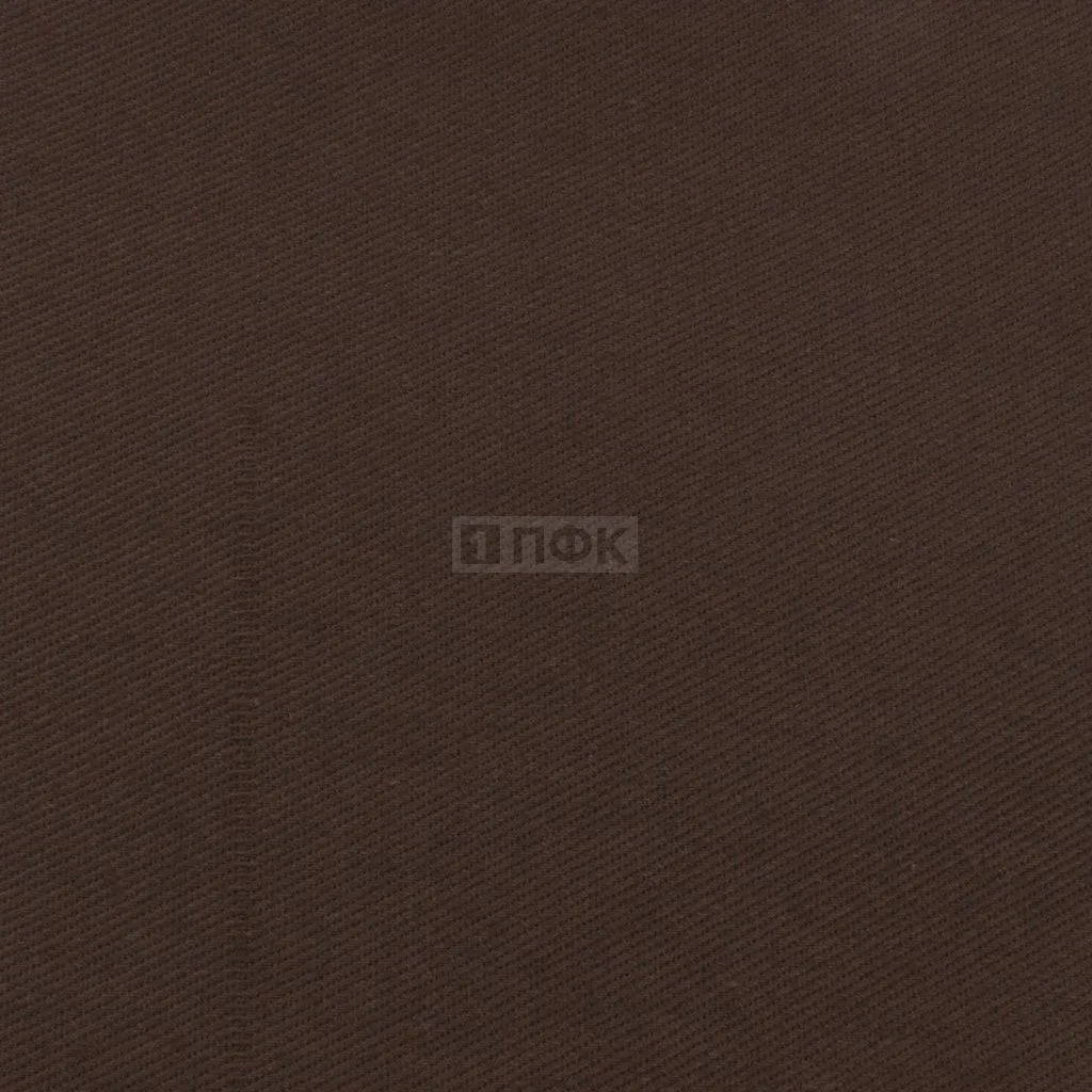 Ткань Твил 210гр/м2 20хб/80пэ шир 150 цв  коричневый (рул 70м)