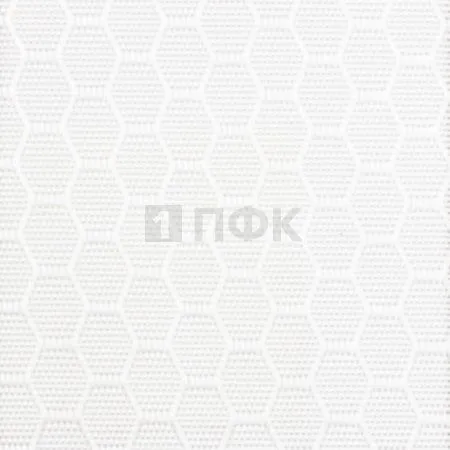Ткань Oxford 300D PU1000 155гр/м2 Соты шир 150см цв 301 белый (рул 100м)