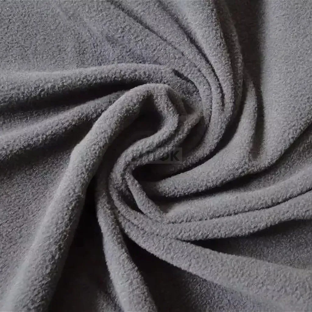 Флис DTY Китай 130гр/м2 1-ст шир 150см цв серый 320 (рул 22-24кг)