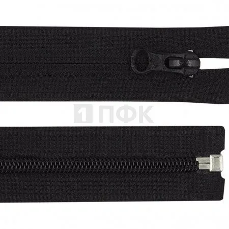 Молния спиральная (витая) тип 5 80см разъем цв 322 черный груша РЕВЕРС (уп 100шт) Молния спиральная (витая) тип 5 80см разъем цв 322 черный груша РЕВЕРС (уп 100шт)