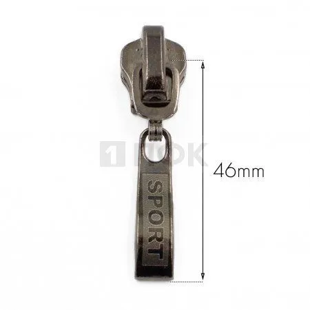 Бегунок металл тип 8 автомат М-30 цв никель темн (уп 1000шт/5000шт) Бегунок металл тип 8 автомат М-30 цв никель темн (уп 1000шт/5000шт)