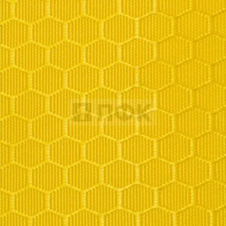 Ткань Oxford 300D PU1000 155гр/м2 Соты шир 150см цв 111 желтый (рул 100м)