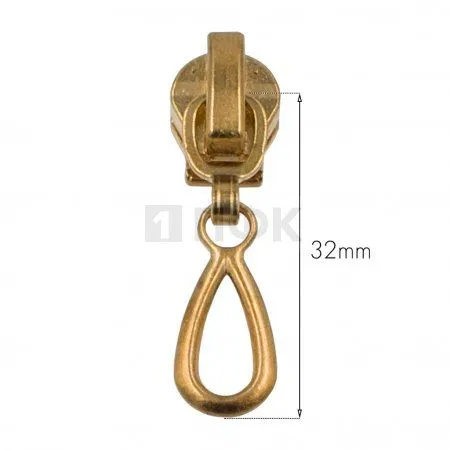 Бегунок для спиральной (витой) молнии тип 7 автомат цв золото (уп 1000шт/10000шт) Бегунок для спиральной (витой) молнии тип 7 автомат цв золото (уп 1000шт/10000шт)