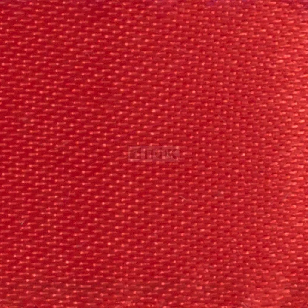 Ткань Атлас-сатин 67гр/м2 шир 150см цв красный ярк 48 (рул 100м)