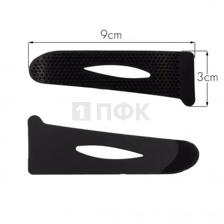 Манжет (паты) липучка для рук цв черный (уп 100пар)