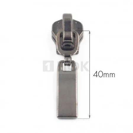 Бегунок металл тип 8 автомат 15-5 цв никель темн (уп 500шт/5000шт) Бегунок металл тип 8 автомат 15-5 цв никель темн (уп 500шт/5000шт)