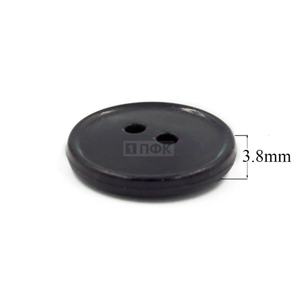 Пуговица 51920-18 ПА 18мм цв черный (уп 1000шт) — ПФКР Пуговица 51920-18 ПА 18мм цв черный (уп 1000шт)