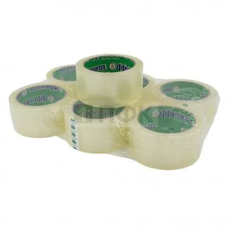 Скотч 72мм*66м 43мкр цв прозрачный (уп 4/кор 24шт) Скотч 72мм*66м 43мкр цв прозрачный (уп 4/кор 24шт)