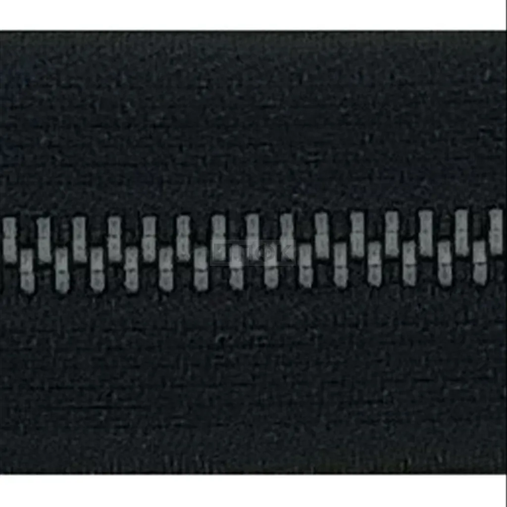 Молния металлическая тип 5 100см разъем цв 322 зв оксид (уп 50шт)