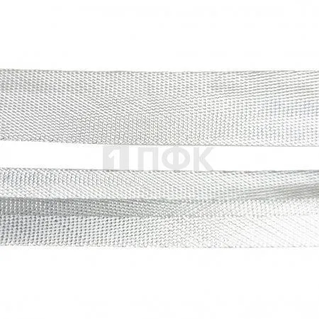 Косая бейка 15 мм 132м атласная цв серебро (уп 10боб/кор 60боб)