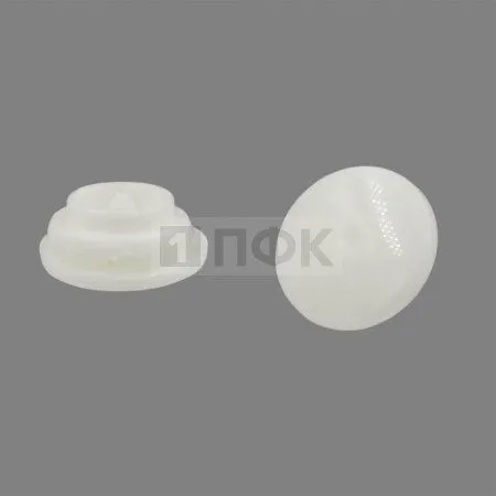 Кнопка пластиковая 12,5мм цв белый (уп 1440шт) Кнопка пластиковая 12,5мм цв белый (уп 1440шт)