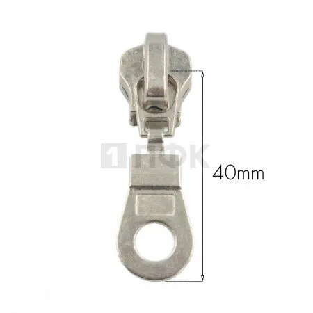 Бегунок металл тип 8 автомат цв никель (уп 1000шт/5000шт) Бегунок металл тип 8 автомат цв никель (уп 1000шт/5000шт)