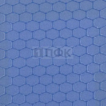 Ткань Oxford 300D PU1000 155гр/м2 Соты шир 150см цв 284 голубой (рул 100м)