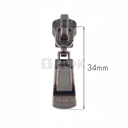 Бегунок металл тип 5 автомат N1 цв никель темн (уп 1000шт/5000шт) Бегунок металл тип 5 автомат N1 цв никель темн (уп 1000шт/5000шт)