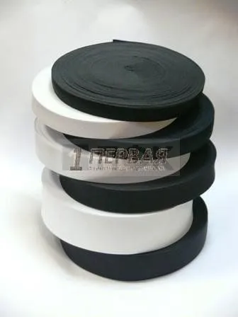 Резинка вязанная облегченная 20мм цв в ассортименте (уп 1000м) коробка — ПФКР Резинка вязанная облегченная 20мм цв в ассортименте (уп 1000м) коробка